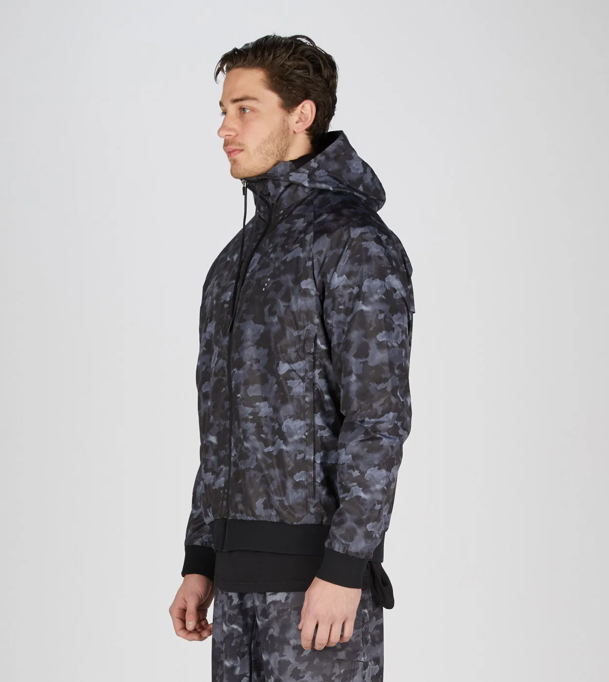 Air Spray Jacket Black Camo