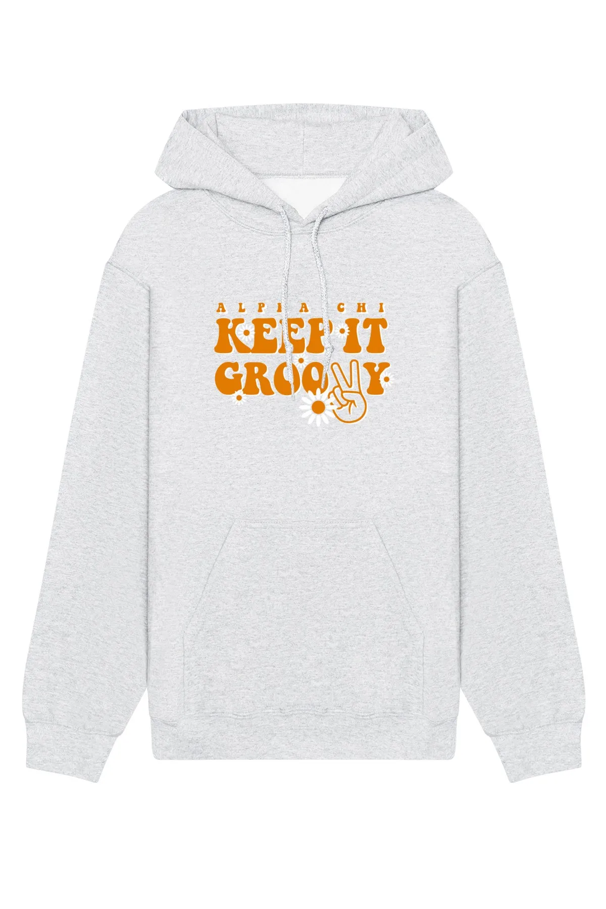 Alpha Chi Omega Keep It Groovy Hoodie