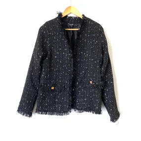 Amaryllis Black Tweed Jacket Blazer- Size M (we have matching skirt)