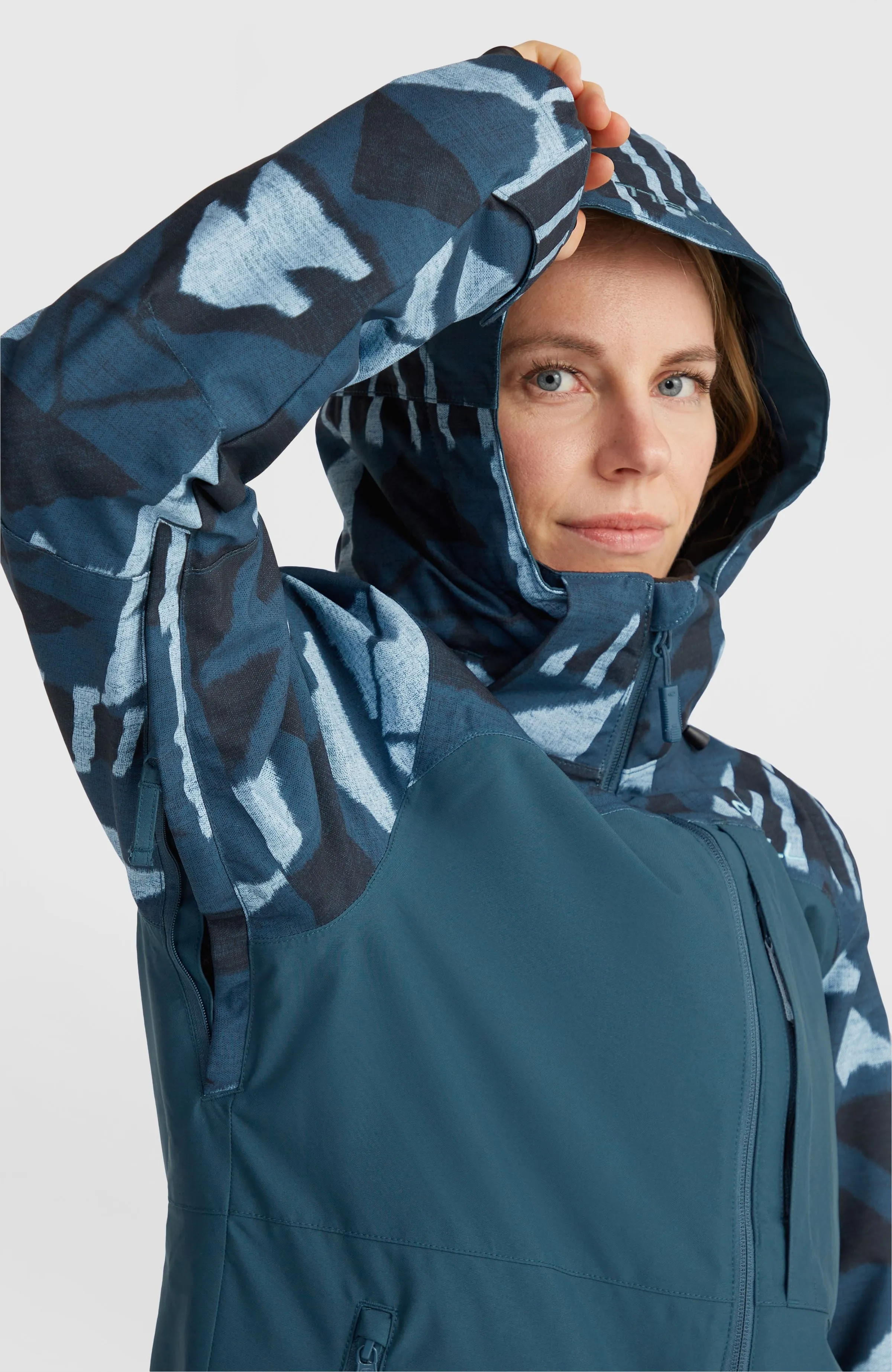 Aplite Plus Snow Jacket | Blue Triangle Ikat