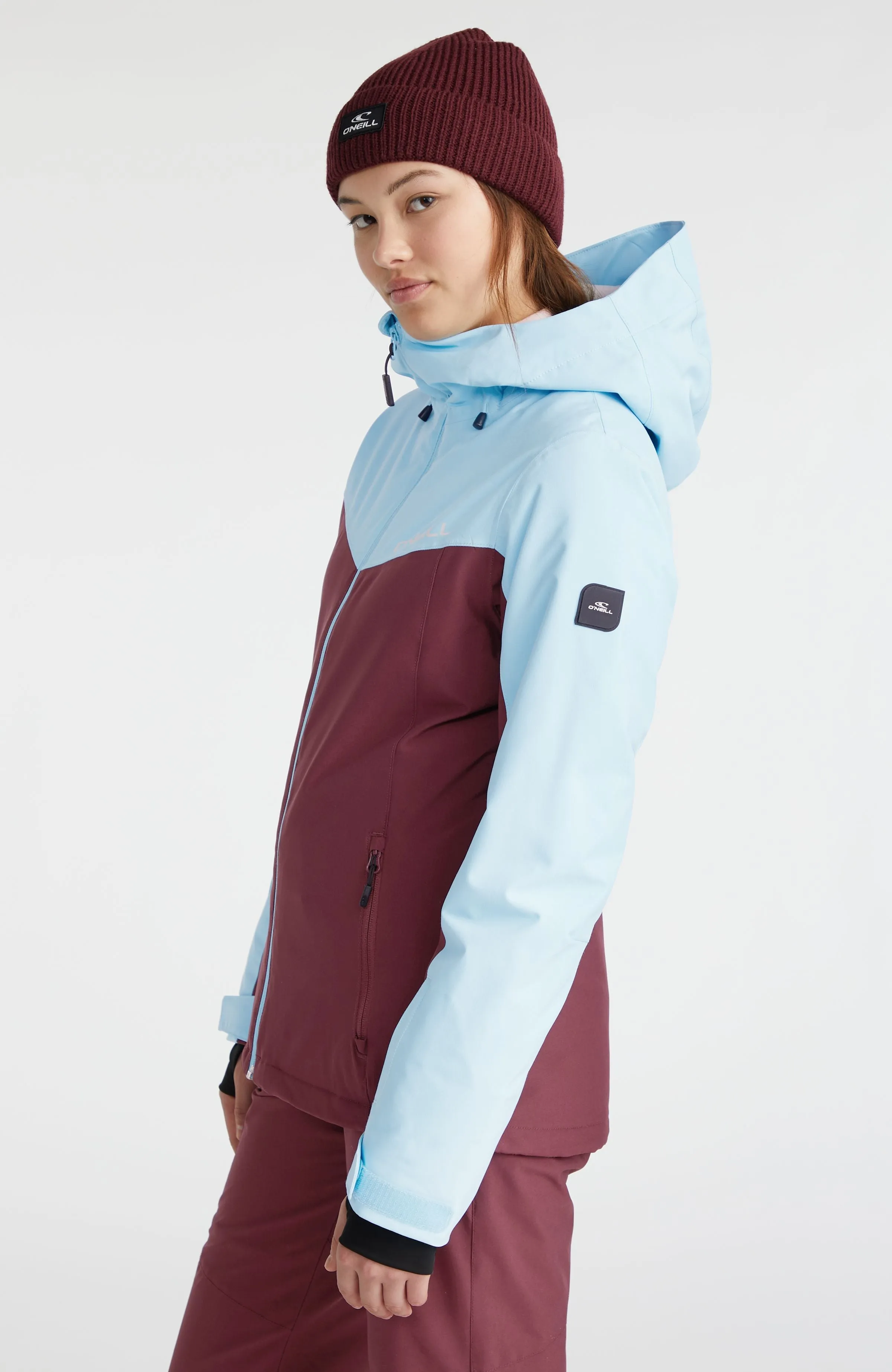 Aplite Snow Jacket | Blue Wave Colour Block