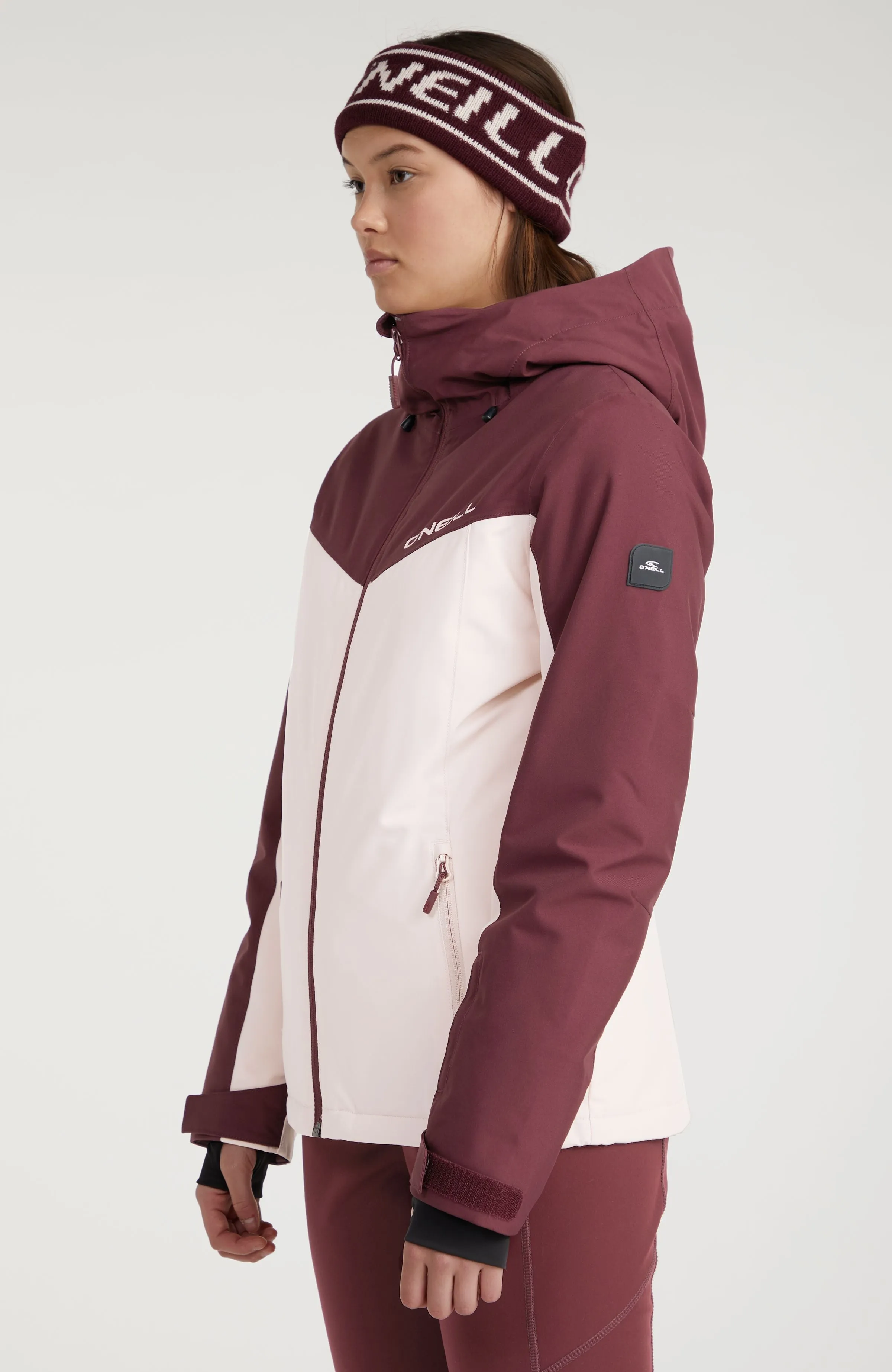 Aplite Snow Jacket | Windsor Wine Colour Block