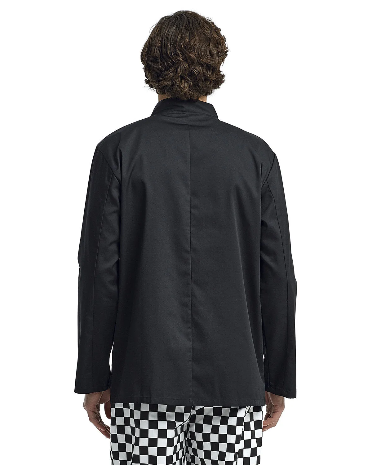 Artisan Collection by Reprime Unisex Studded Front Long-Sleeve Chef's Jacket