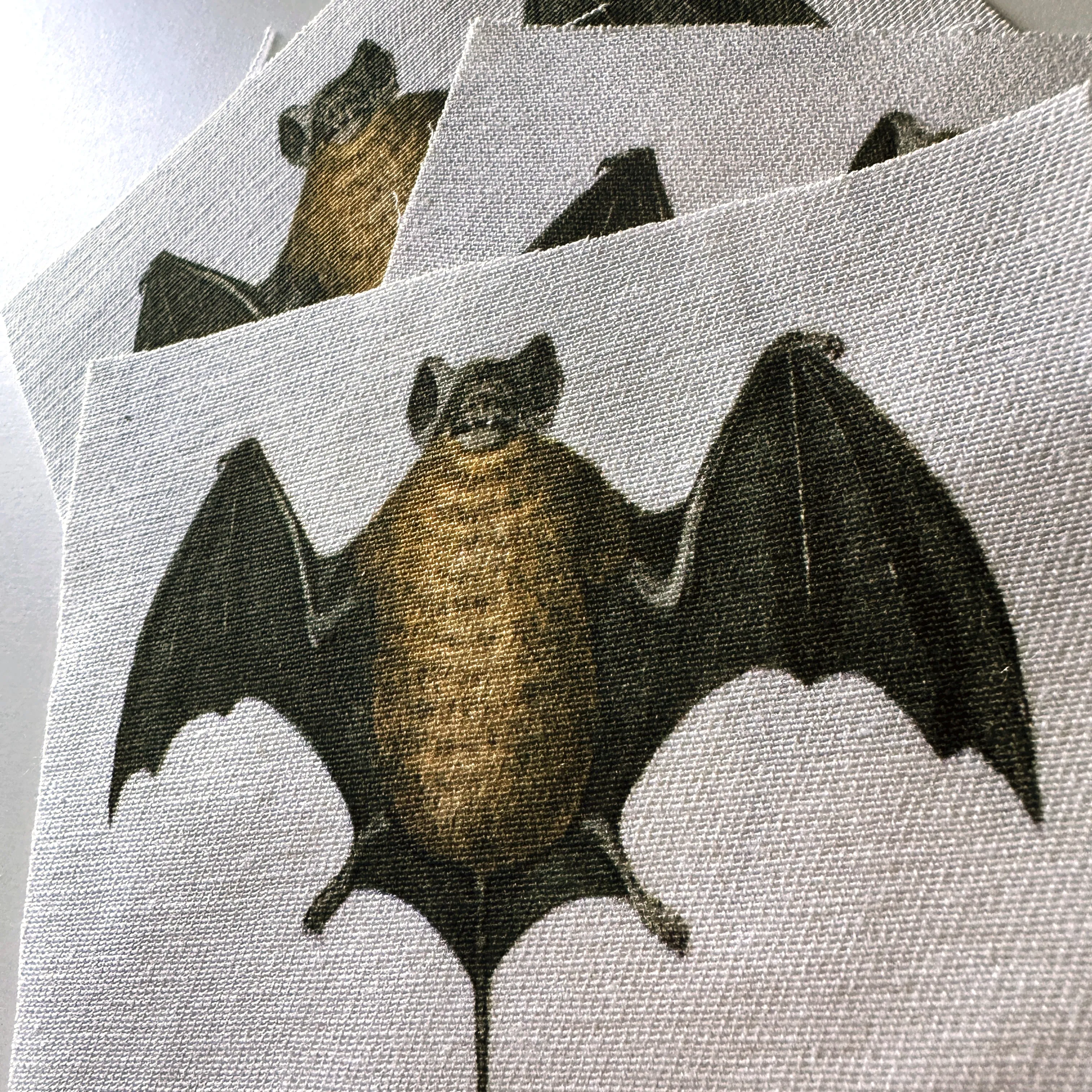 Bat Fabric Sew-On Patch