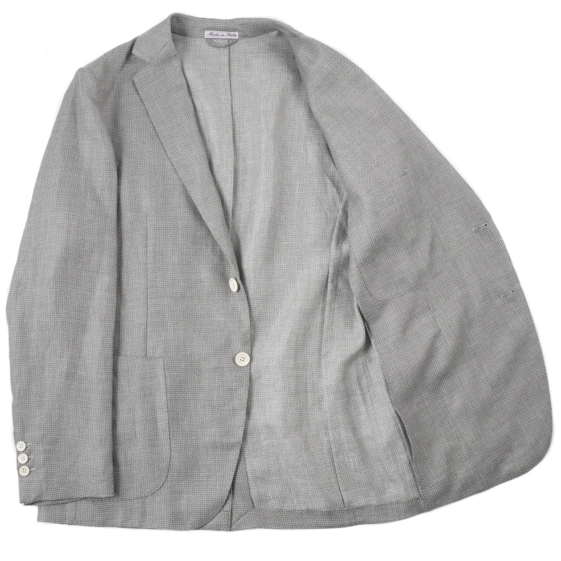 Belvest Unlined Linen and Wool Sport Coat