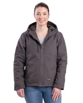 Berne Ladies Titanium 100% Cotton Ladies Hooded Jacket