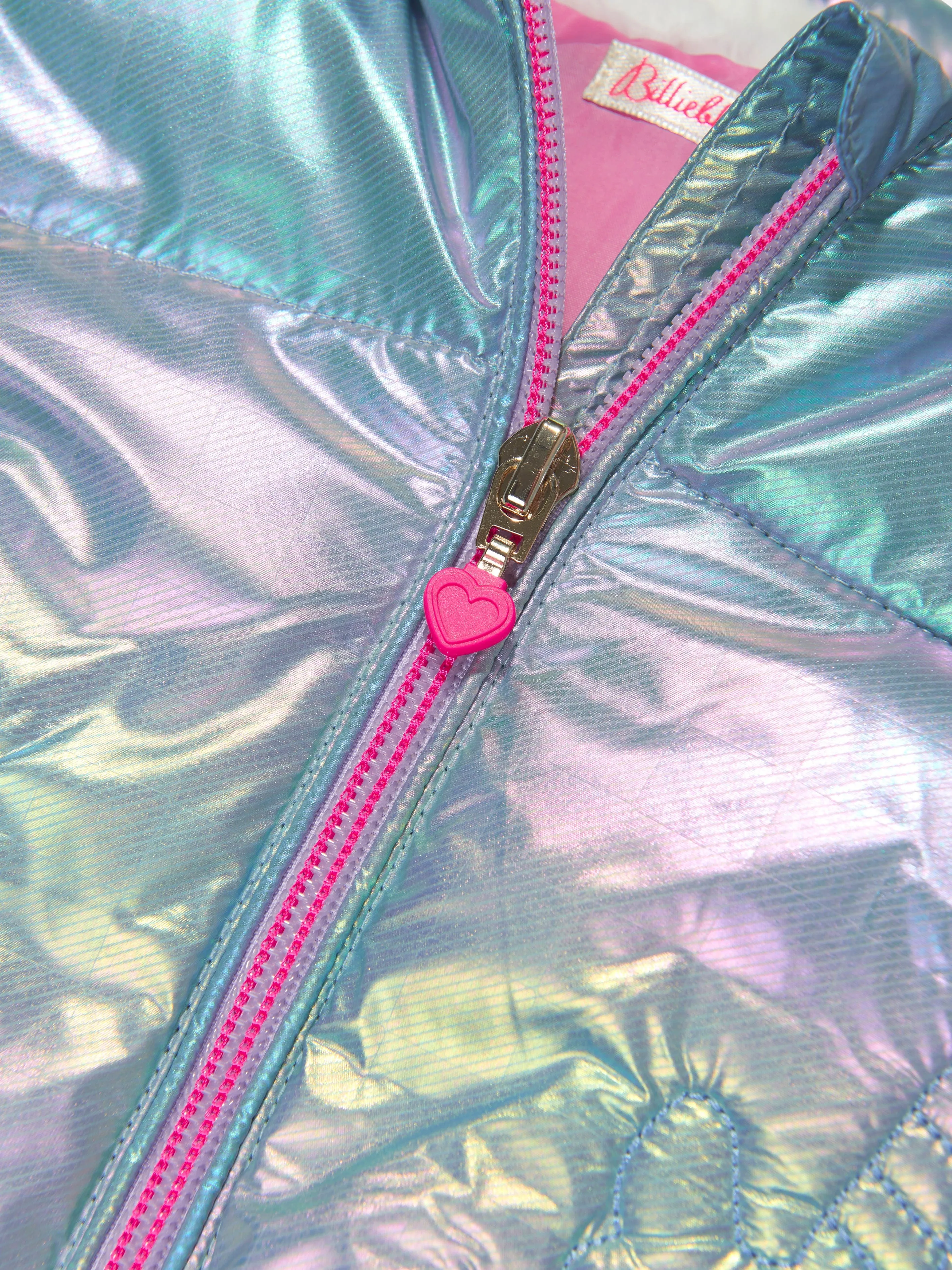 Billieblush Baby Girls Puffer Jacket in Multicolour