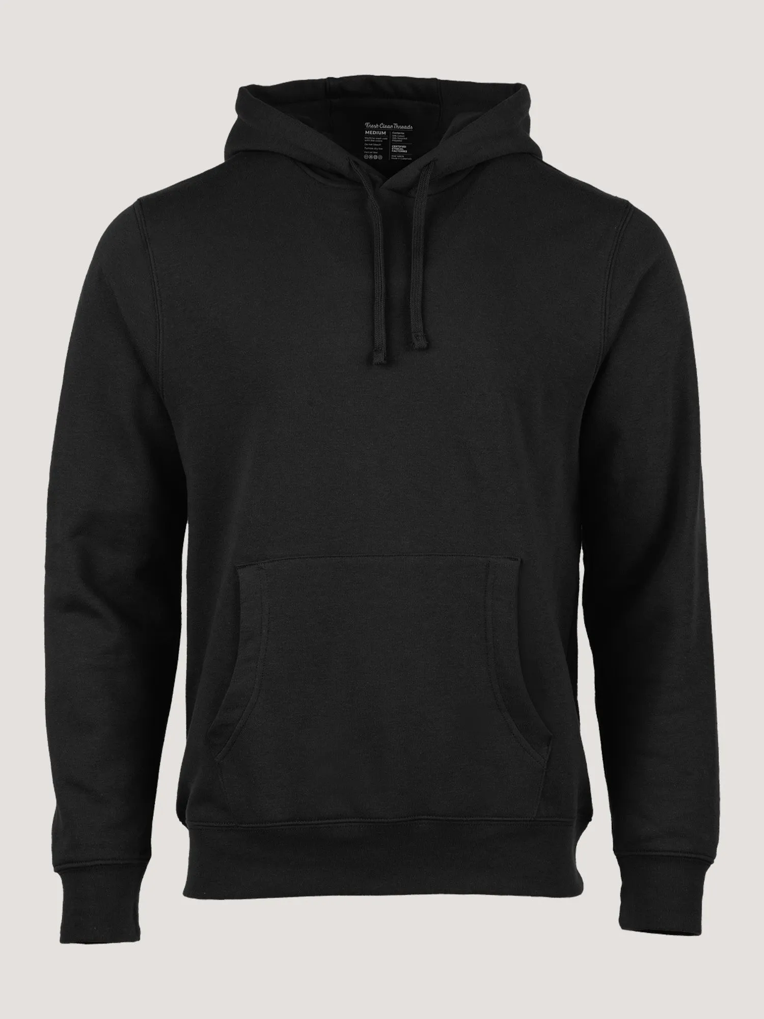 Black Pullover Hoodie