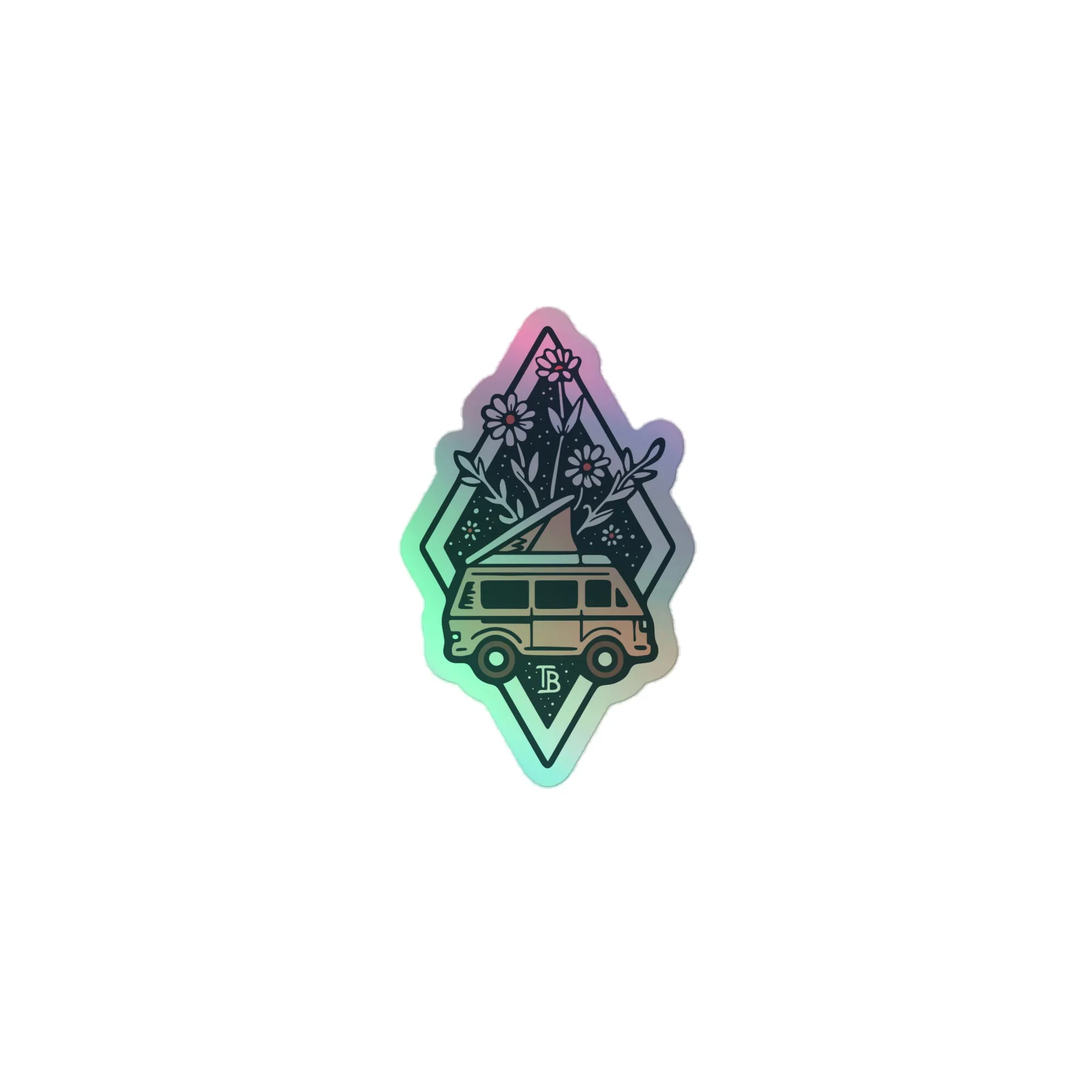 Bloom Holographic Sticker