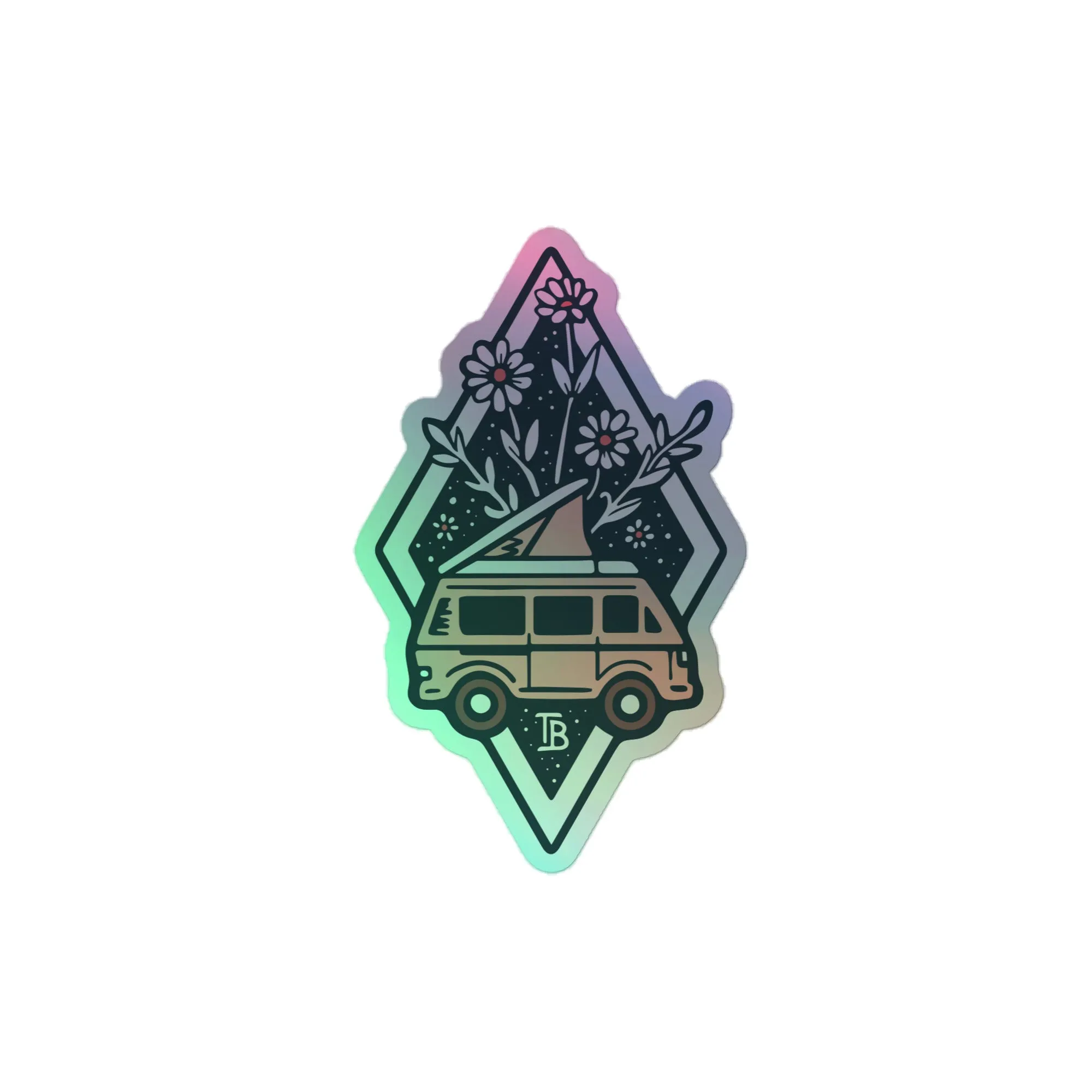 Bloom Holographic Sticker