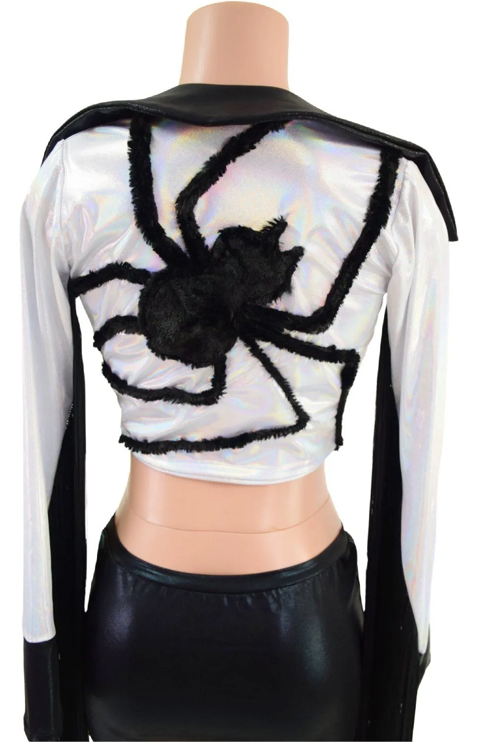 Boris the Spider Tie Front Crop Jacket