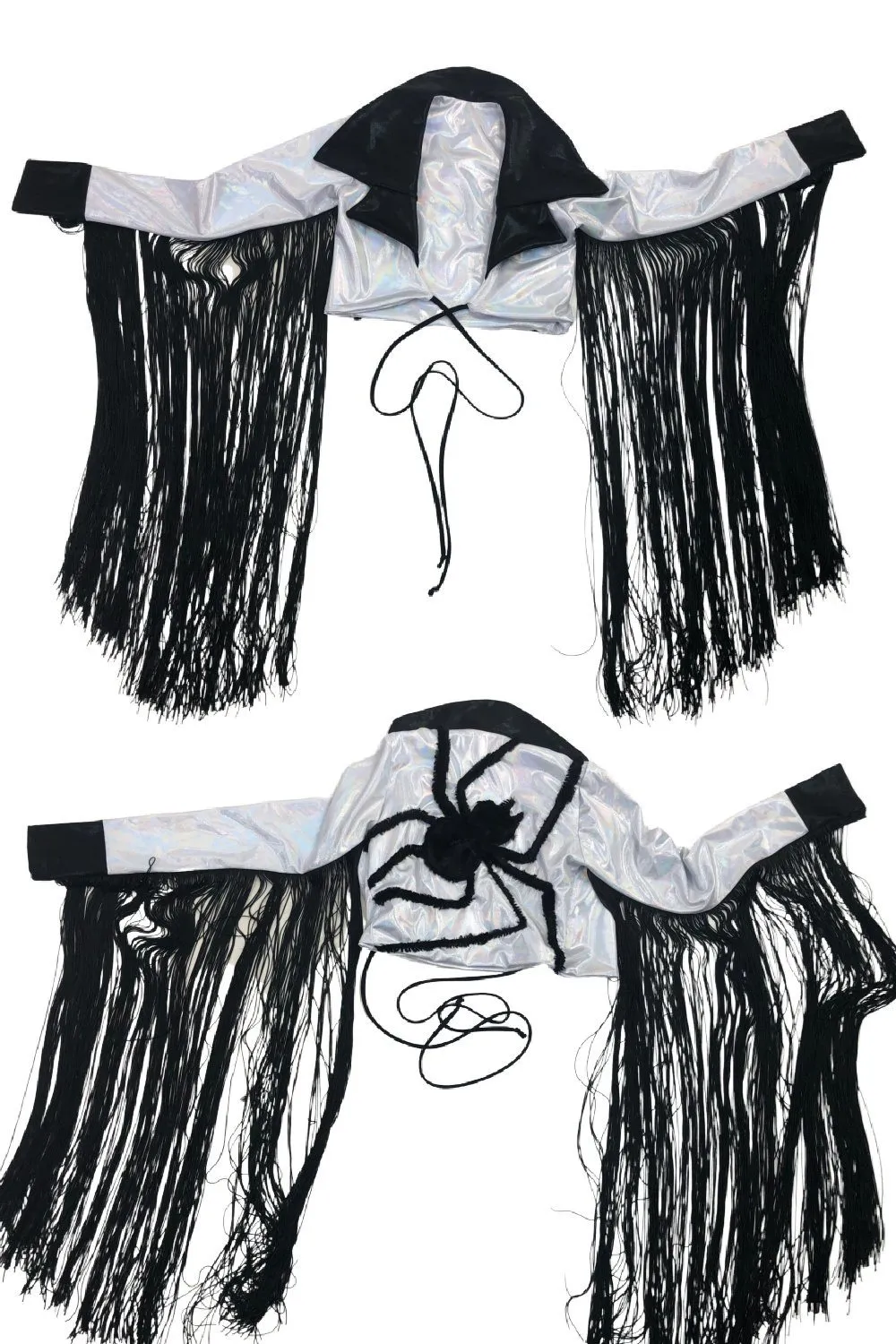 Boris the Spider Tie Front Crop Jacket