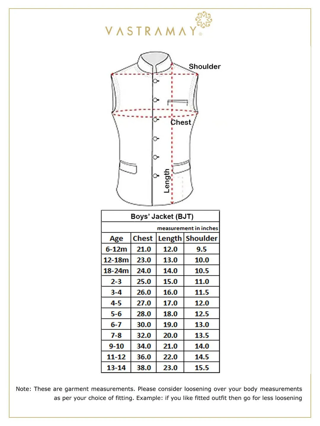 Boys' Black Cotton Silk Blend Nehru Jacket