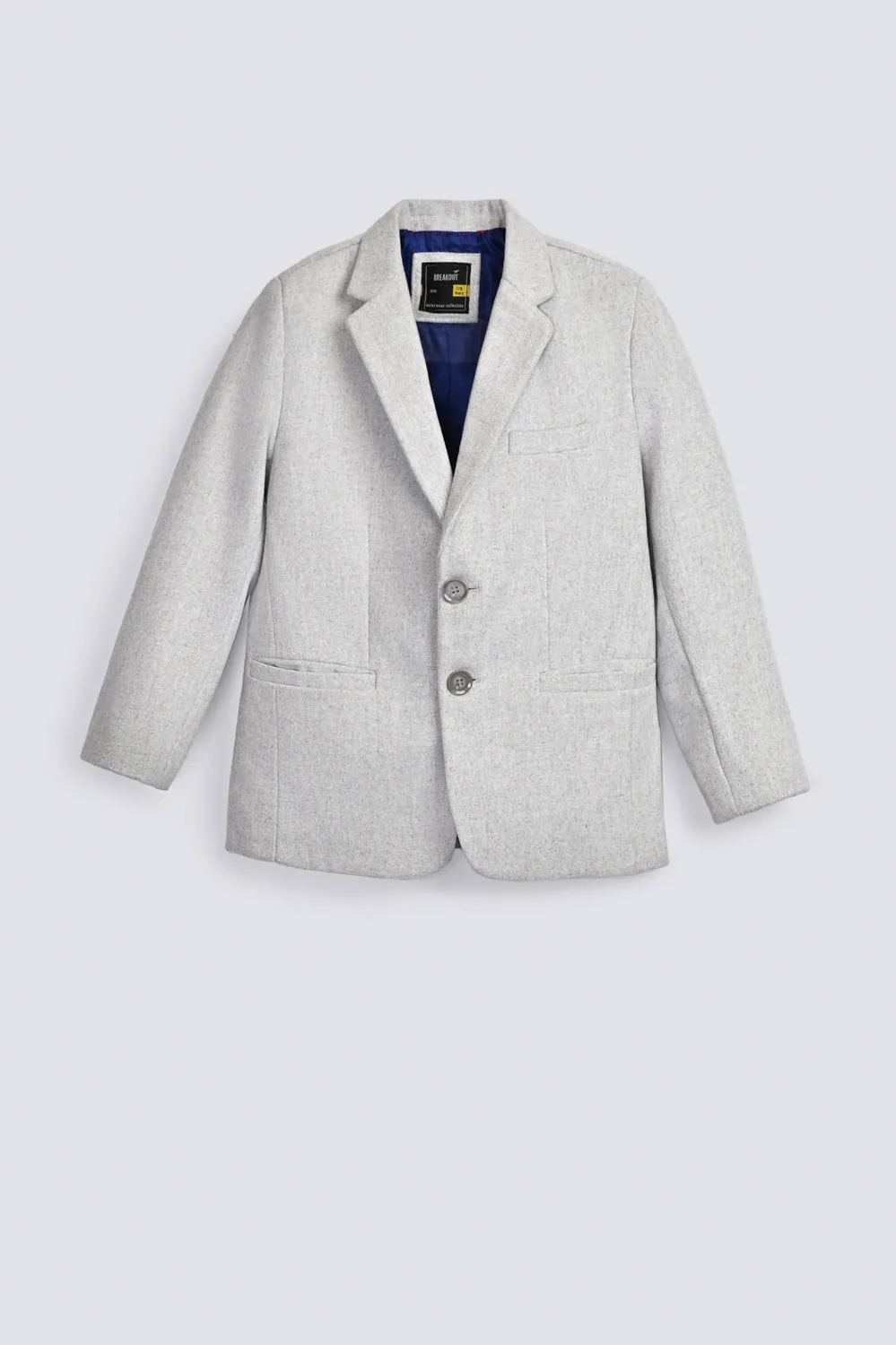 BOYS WOOL BLENDED BLAZER