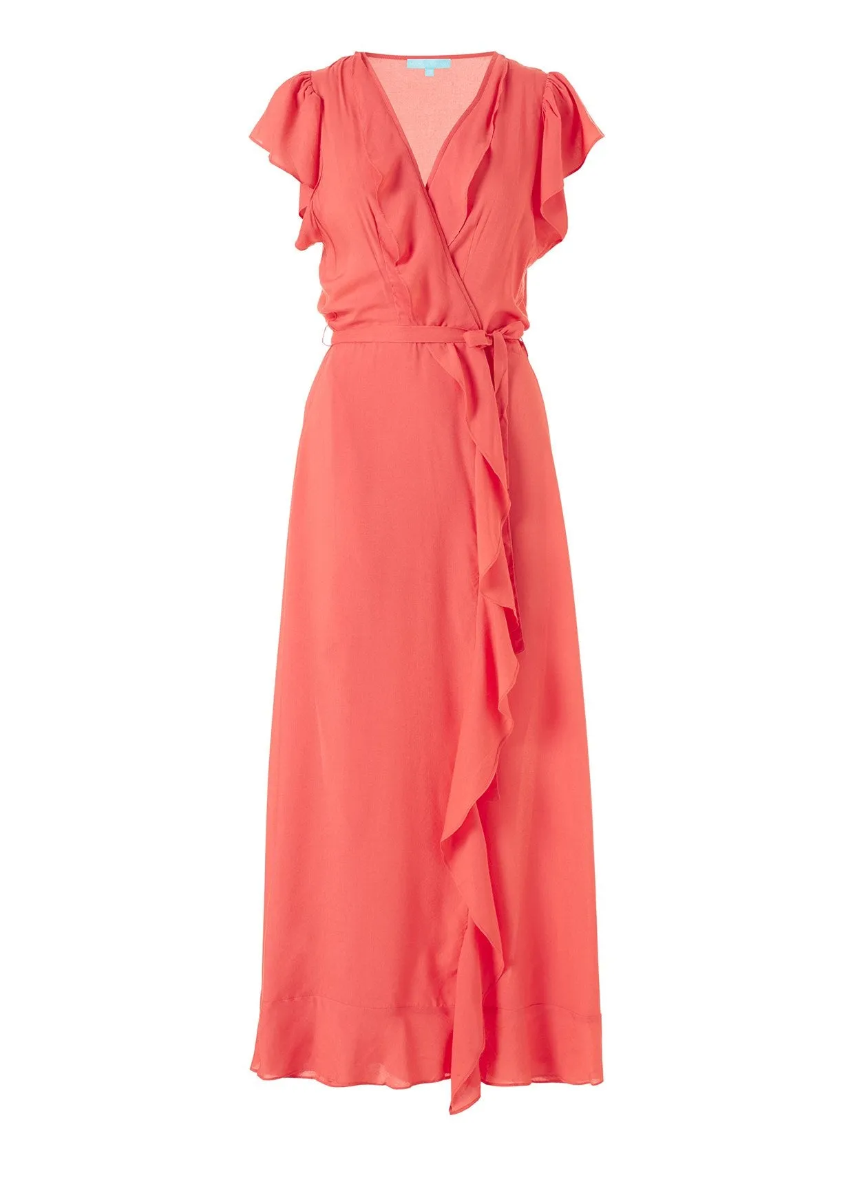 Brianna Tangerine Long Dress