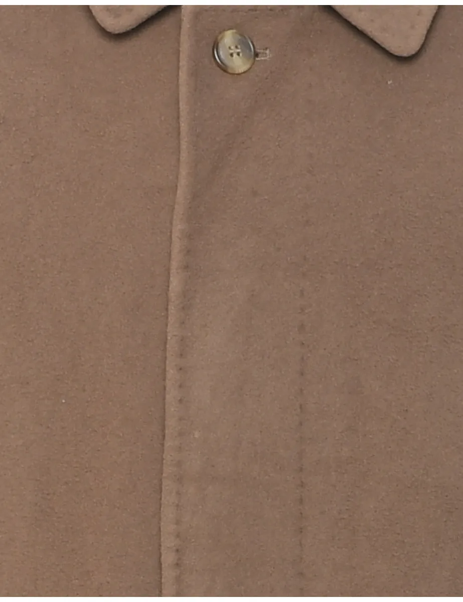 Brown Wool Coat - XL