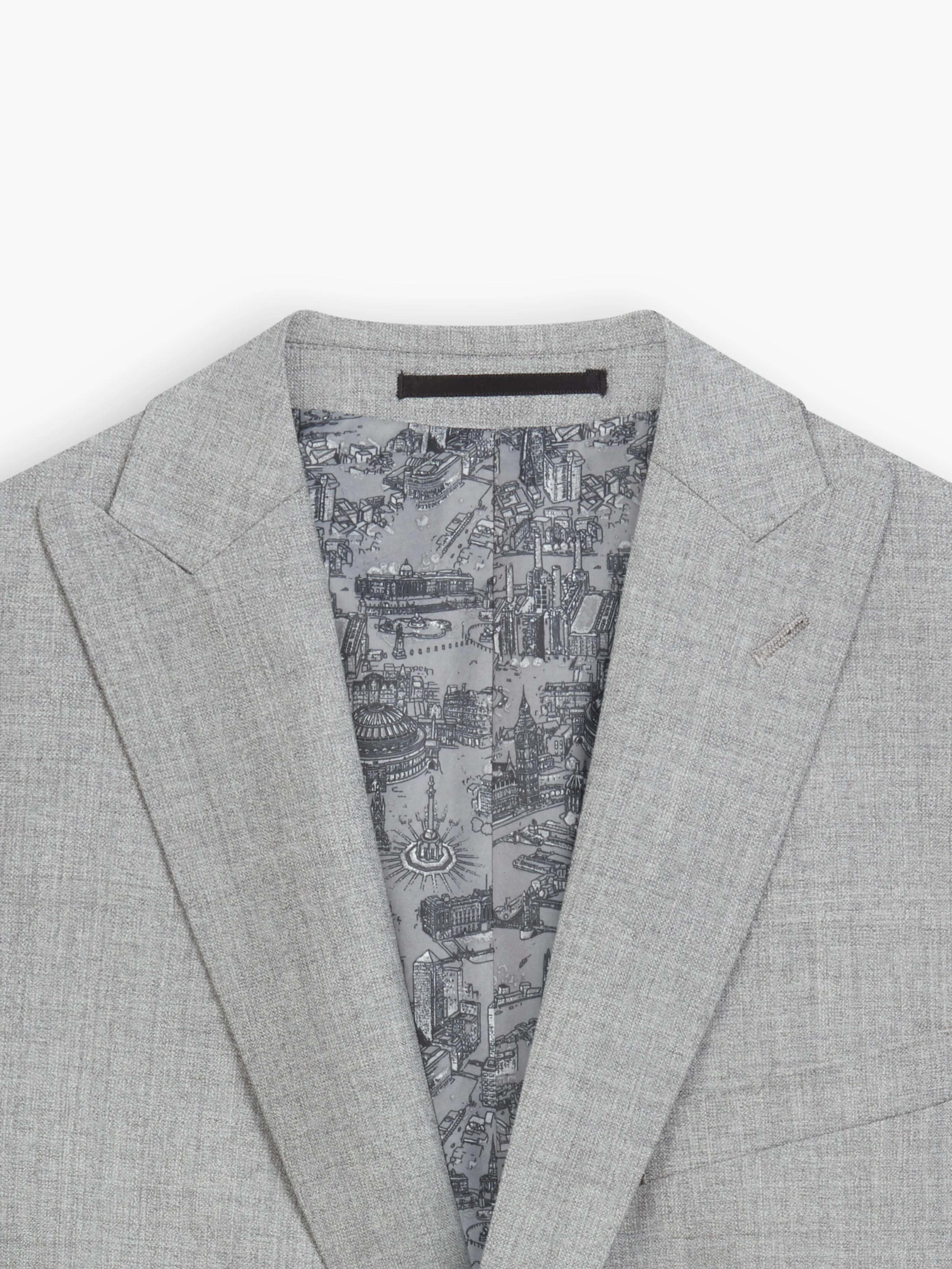 Canaletto Italian Luxury Slim Grey Suit Jacket