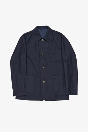 Carter - Dark Blue Shirt Jacket