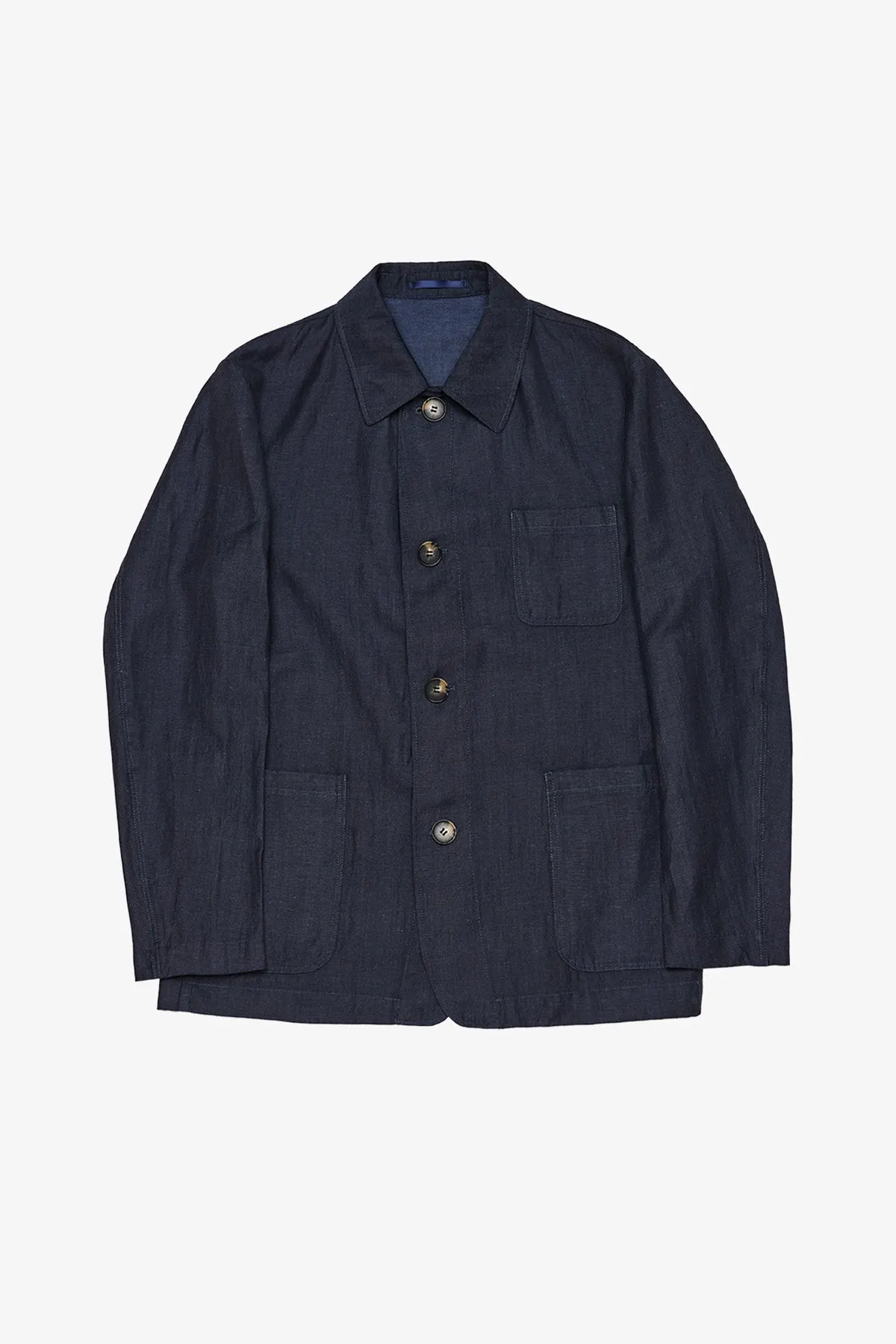 Carter - Dark Blue Shirt Jacket