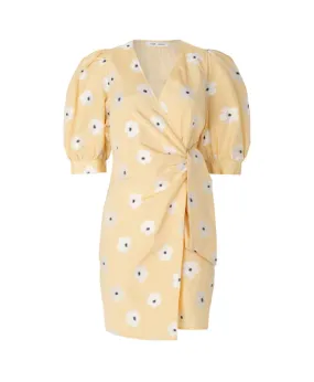 Celestina Wrap Dress - Sun Flower