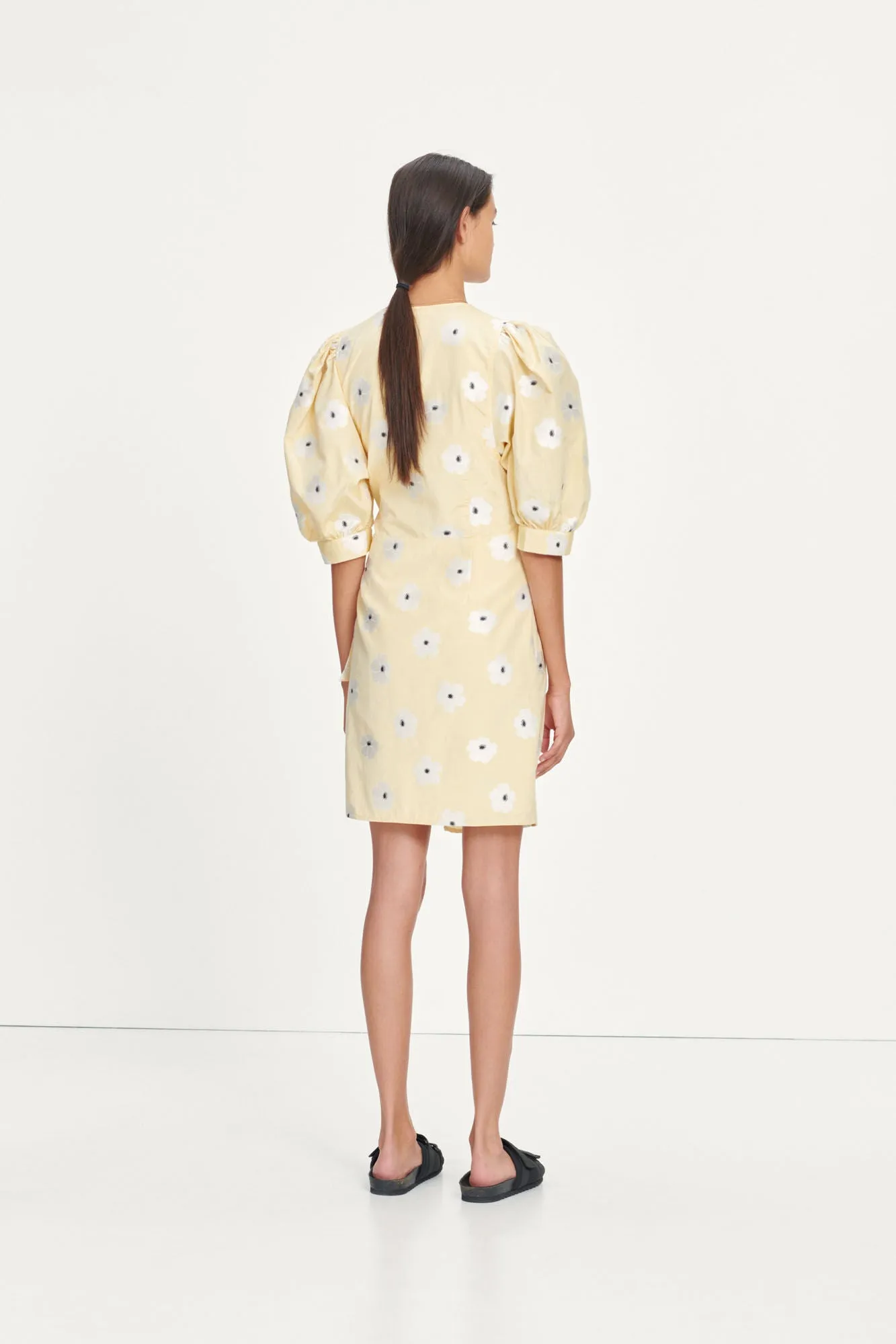 Celestina Wrap Dress - Sun Flower