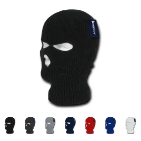 Decky 970 - Ski Mask, Face Mask (3-Hole) Balaclava - 970