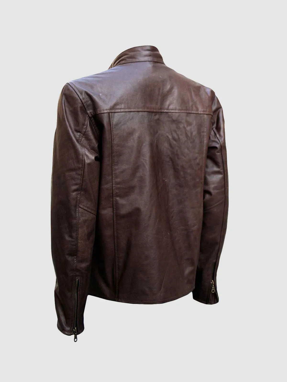 Distressed Motorcycle Jacket