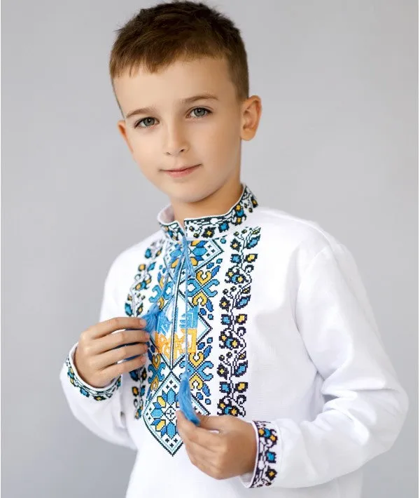 Embroidered shirt for boys