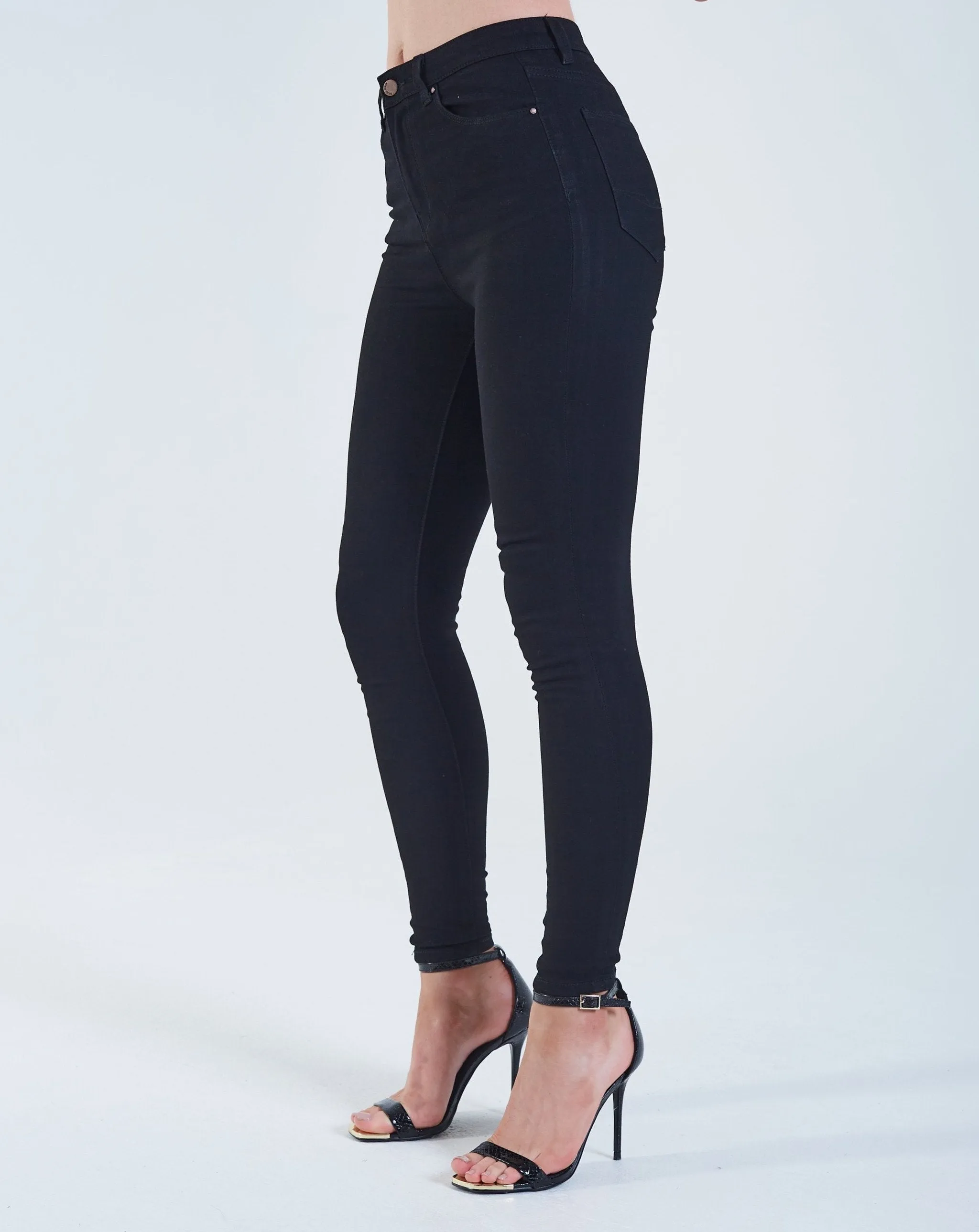 Emery High Rise Skinny Black