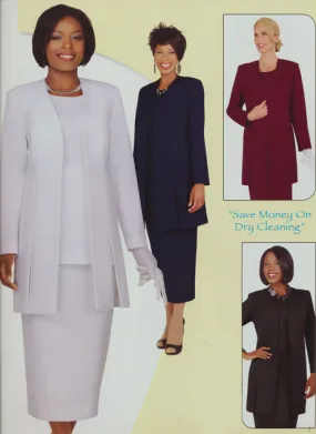 Extended Plus Size Suit (2296)