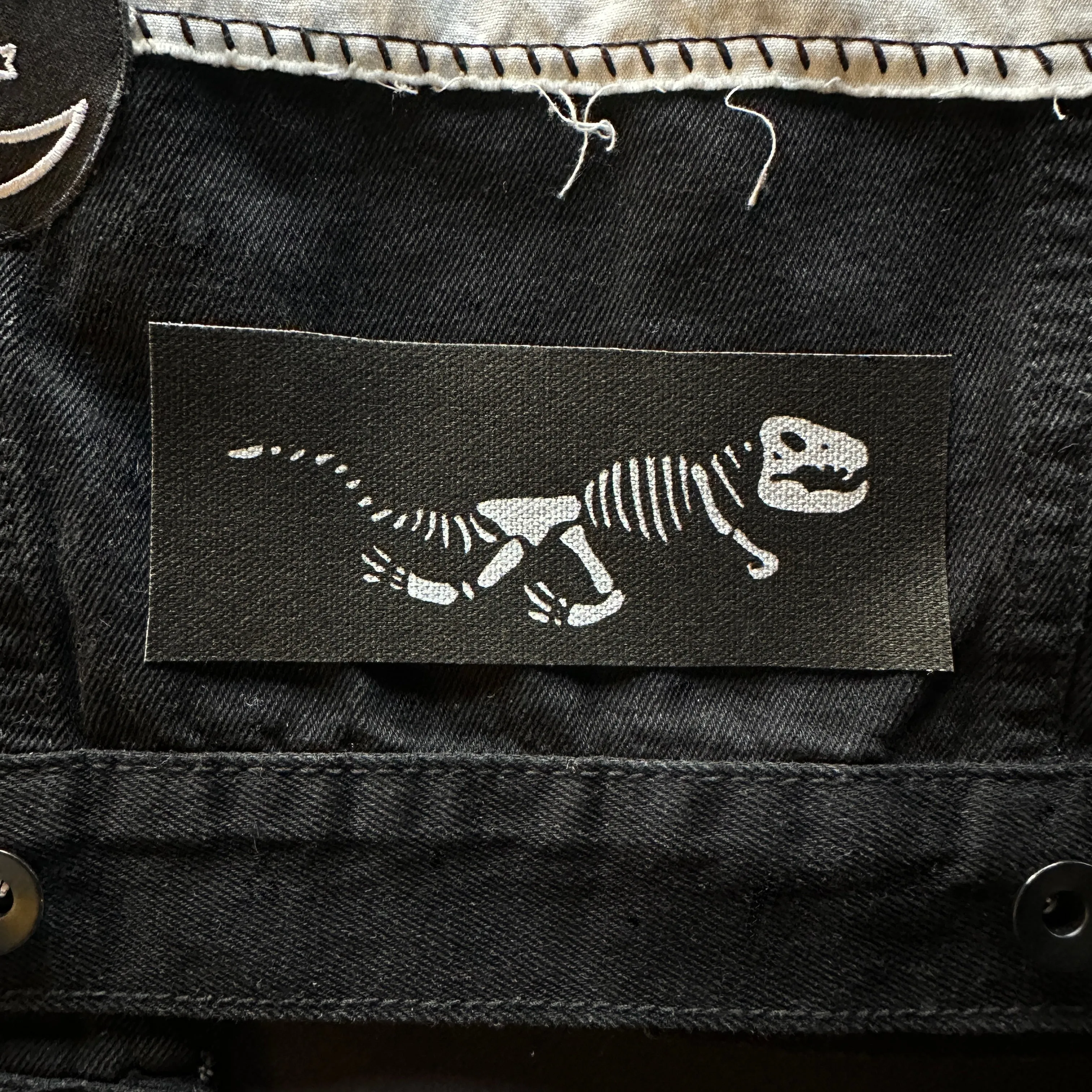 Fossil Skeleton Fabric Patch Set