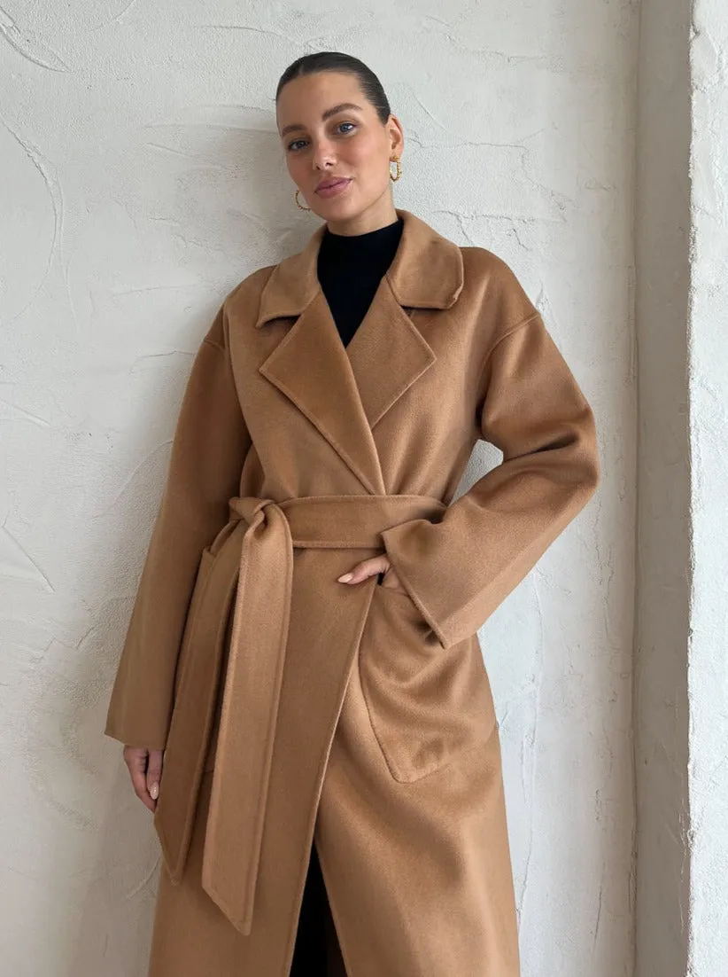 Friends with Frank Camilla Coat in Camel