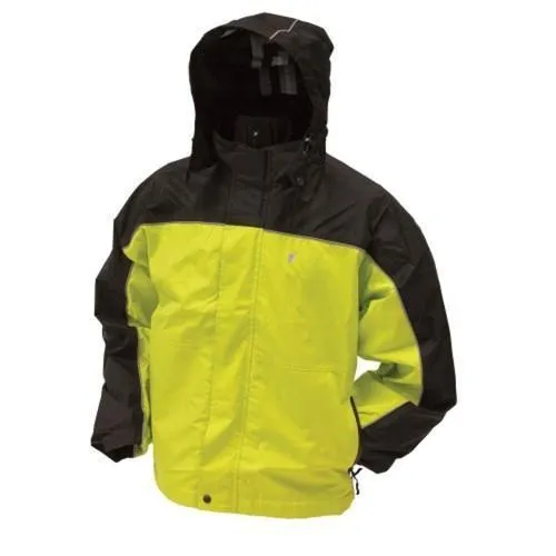 Frogg Toggs Highway Jacket Safety Green / Black Large