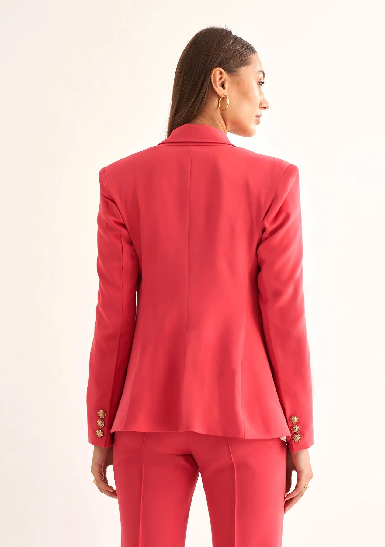 Full Sleeves Tailored Fit Women's Formal Blazer