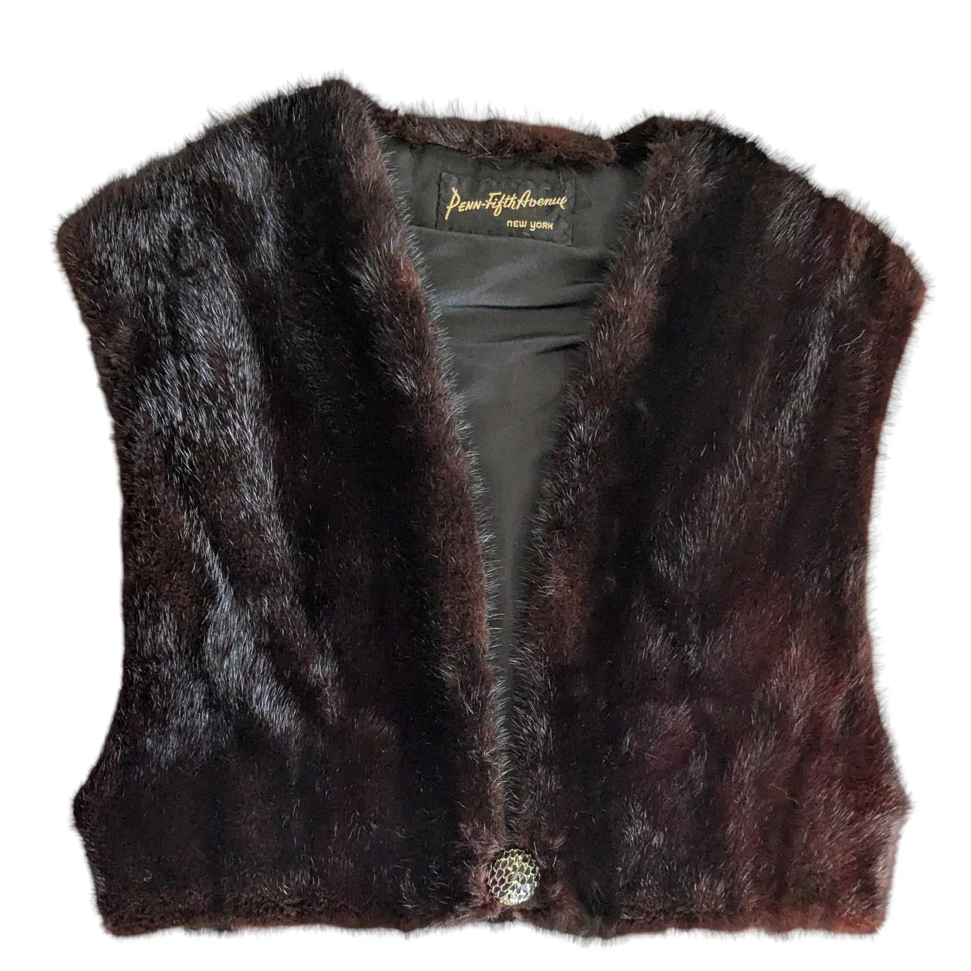 Fur Vest Size XS