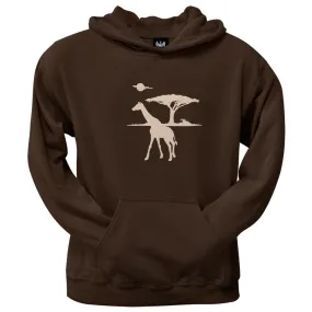 Giraffe Safari Scene Men's Hoodie