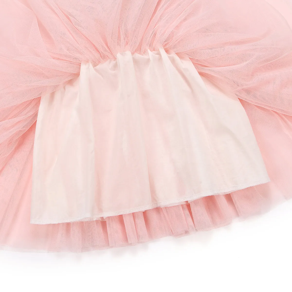 Girls Dress Pink Toddler Tutu Wedding Christening Baby Birthday dress