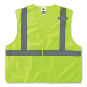 Glowear 8215ba-s Single Size Class 2 Economy Breakaway Mesh Vest, Polyester, 2x-large, Lime, Ships In 1-3 Business Days