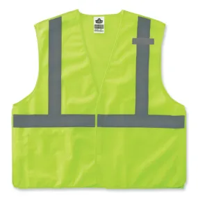 Glowear 8215ba-s Single Size Class 2 Economy Breakaway Mesh Vest, Polyester, 4x-large, Lime