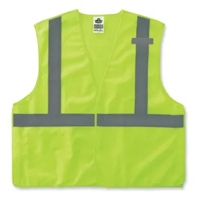 Glowear 8215ba-s Single Size Class 2 Economy Breakaway Mesh Vest, Polyester, Large, Lime, Ships In 1-3 Business Days