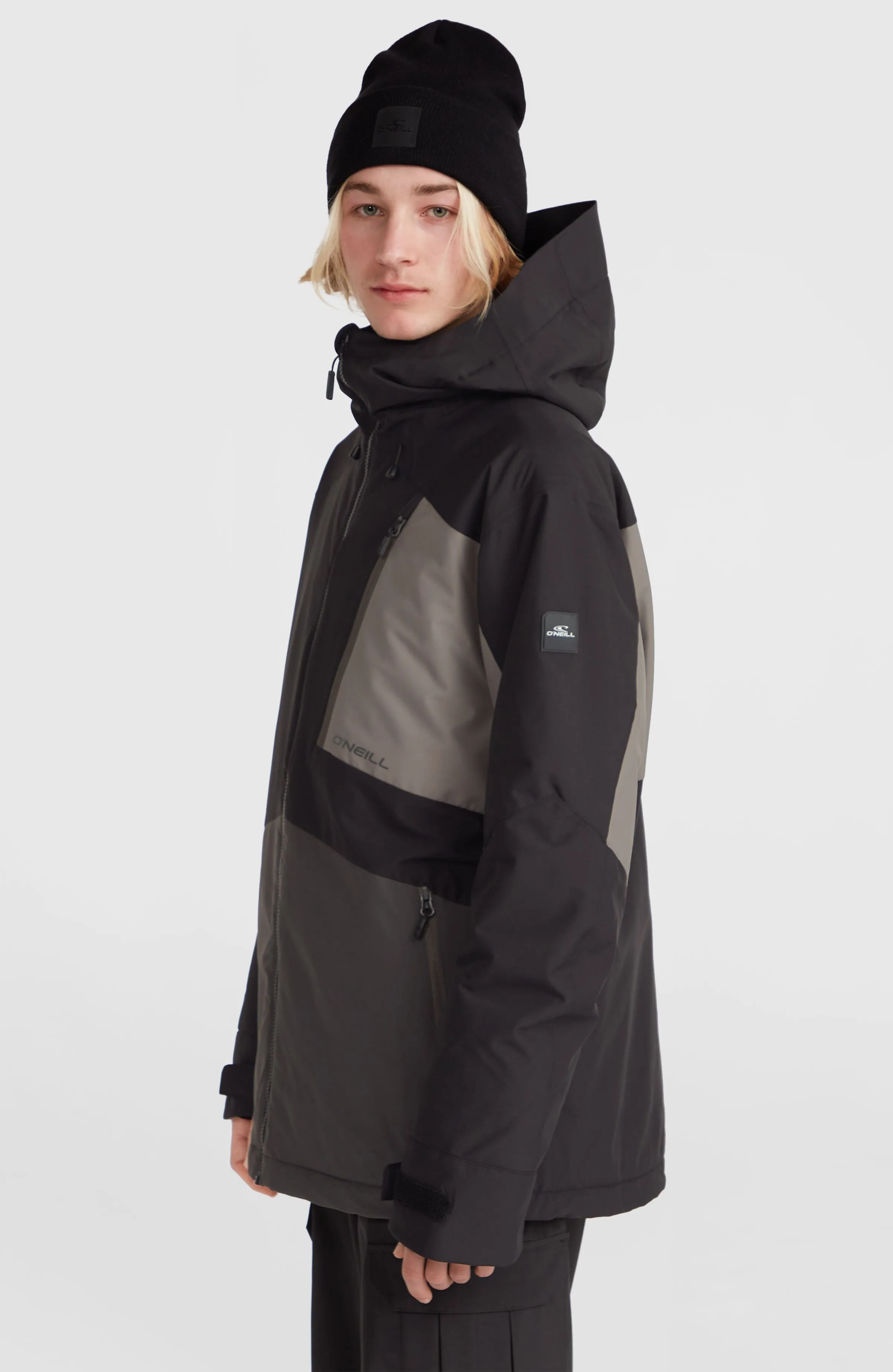 Hammer Block Snow Jacket | Black Out Colour Block