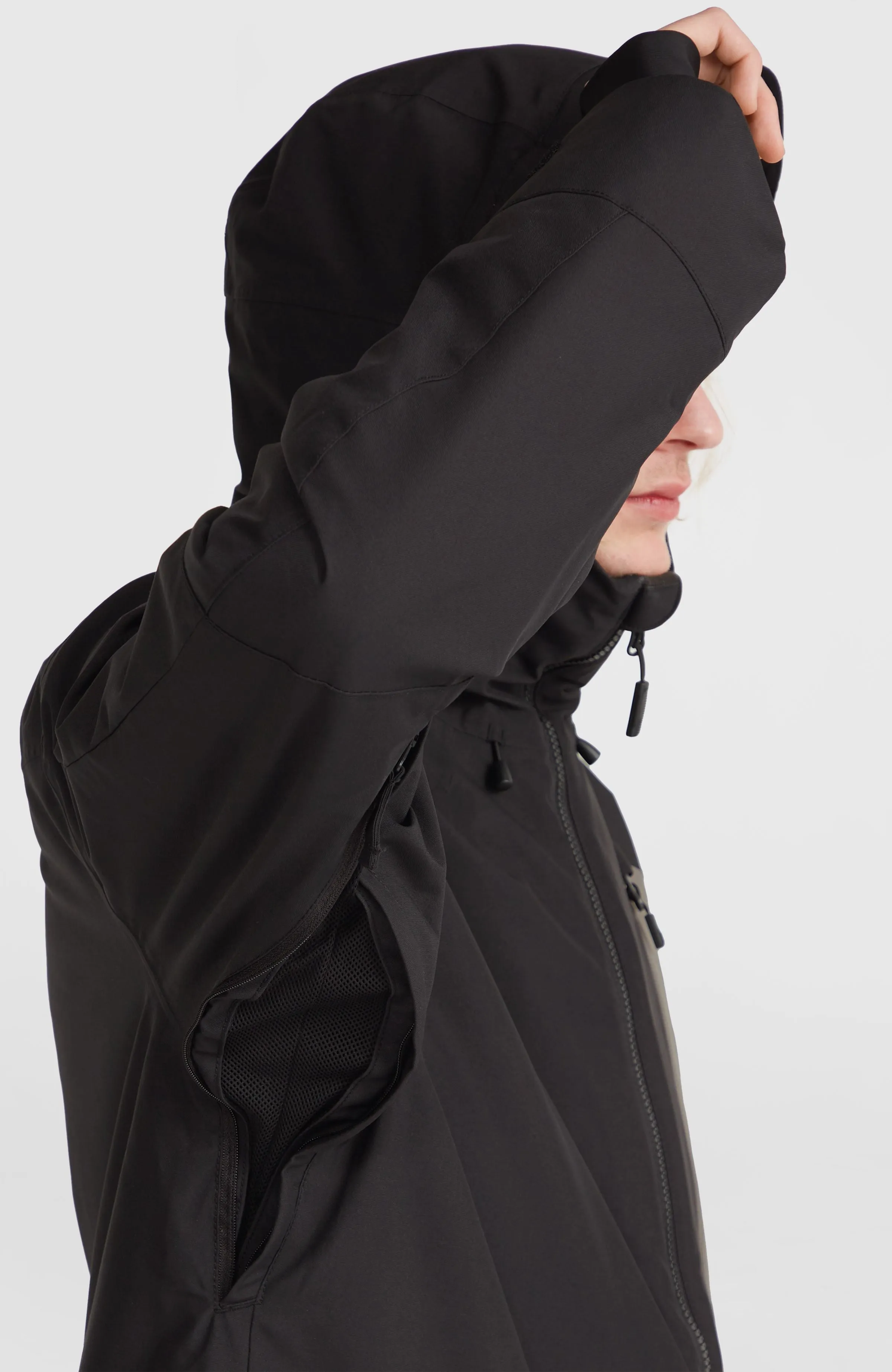 Hammer Block Snow Jacket | Black Out Colour Block