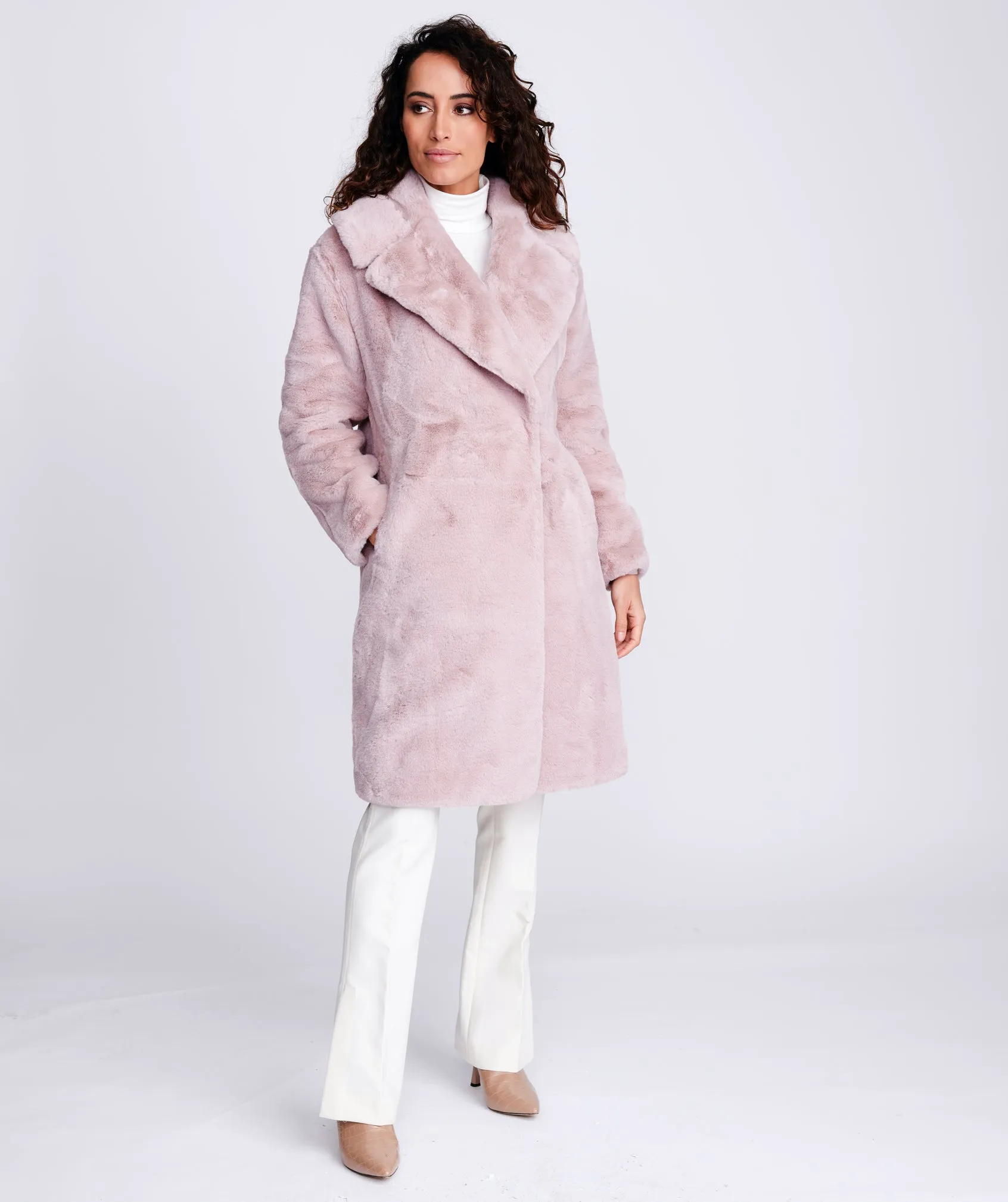 Hepburn Coat  - Dusty Pink