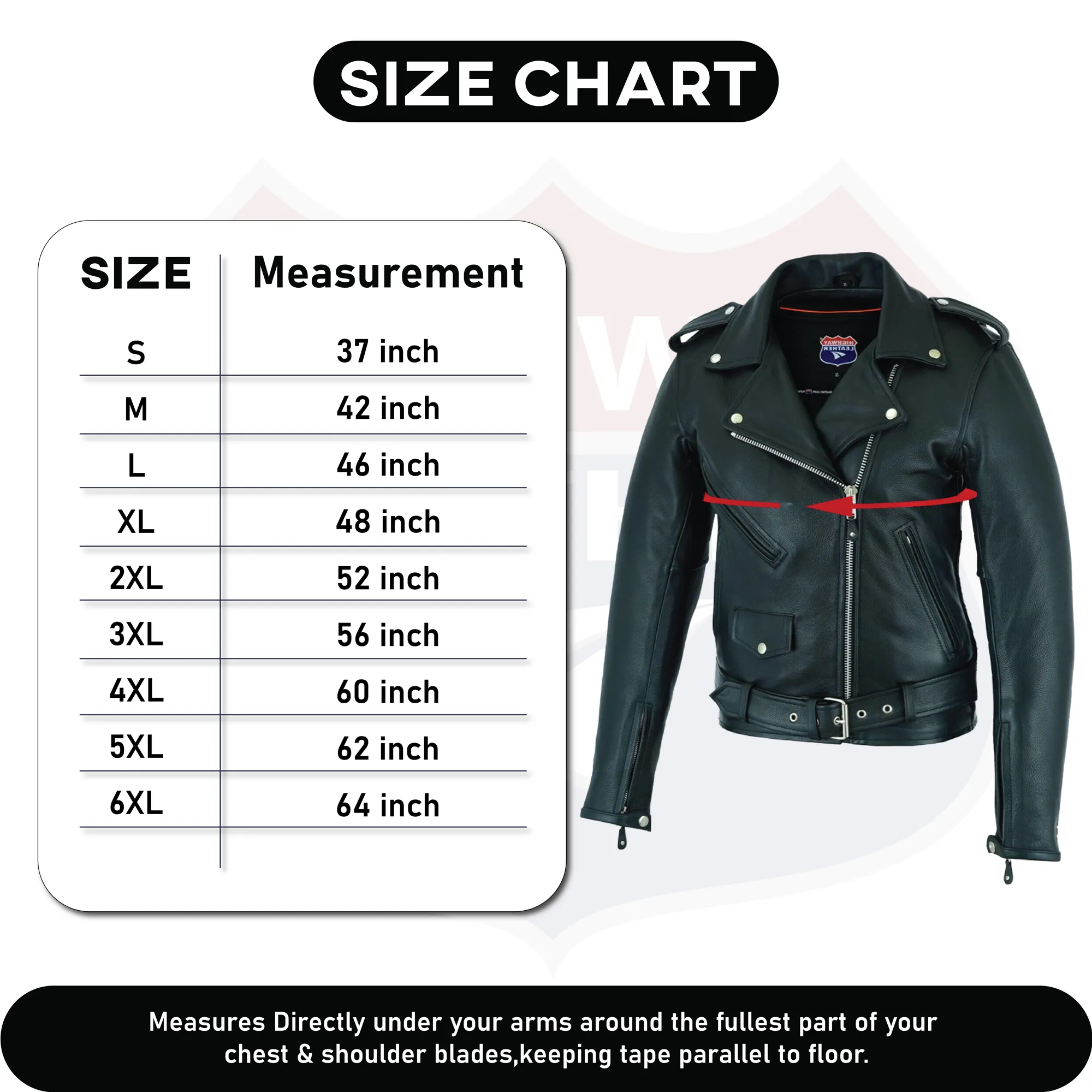 HL10200 Classic MC Leather Jacket with Plain sides