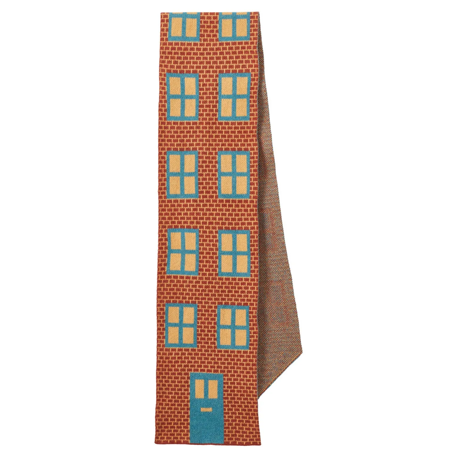 House Shaped Scarf - Ember