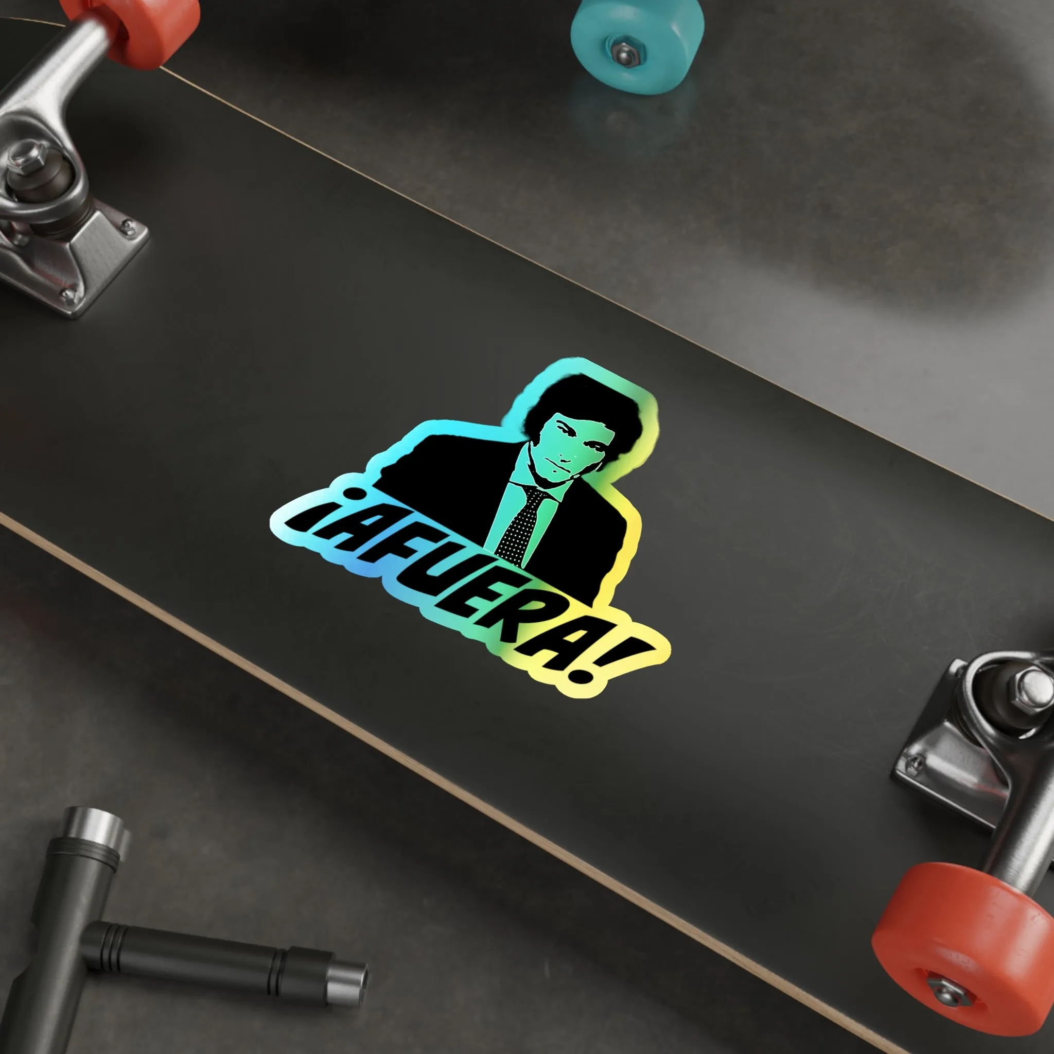 Javier Milei  ¡AFUERA! Holographic Sticker