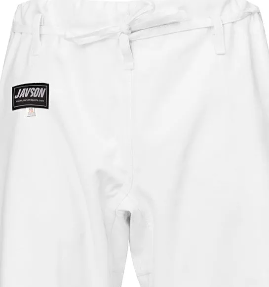 JAVSON KYOKUSHIN UNIFORM 12OZ 100% COTTON WHITE