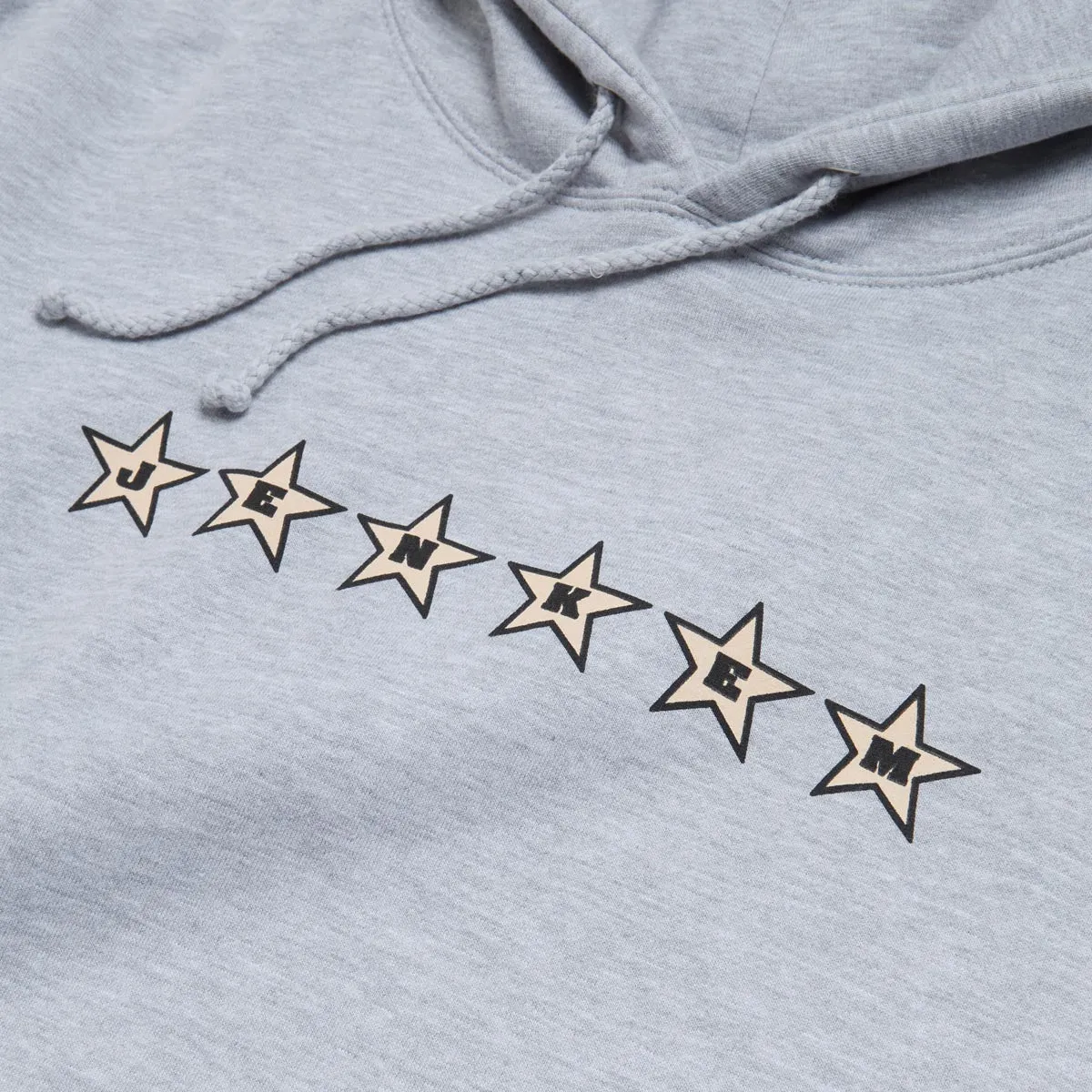 Jenkem 6 Star Hoodie - Heather Grey