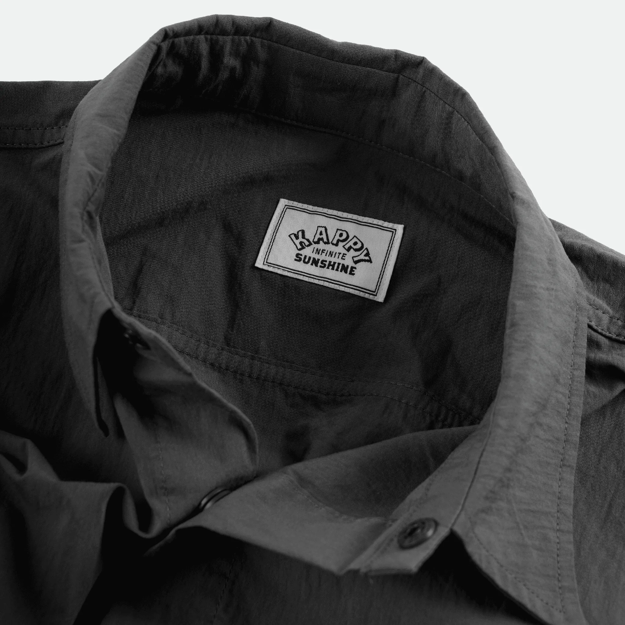 Kappy - Snap Shirt Jacket Charcoal