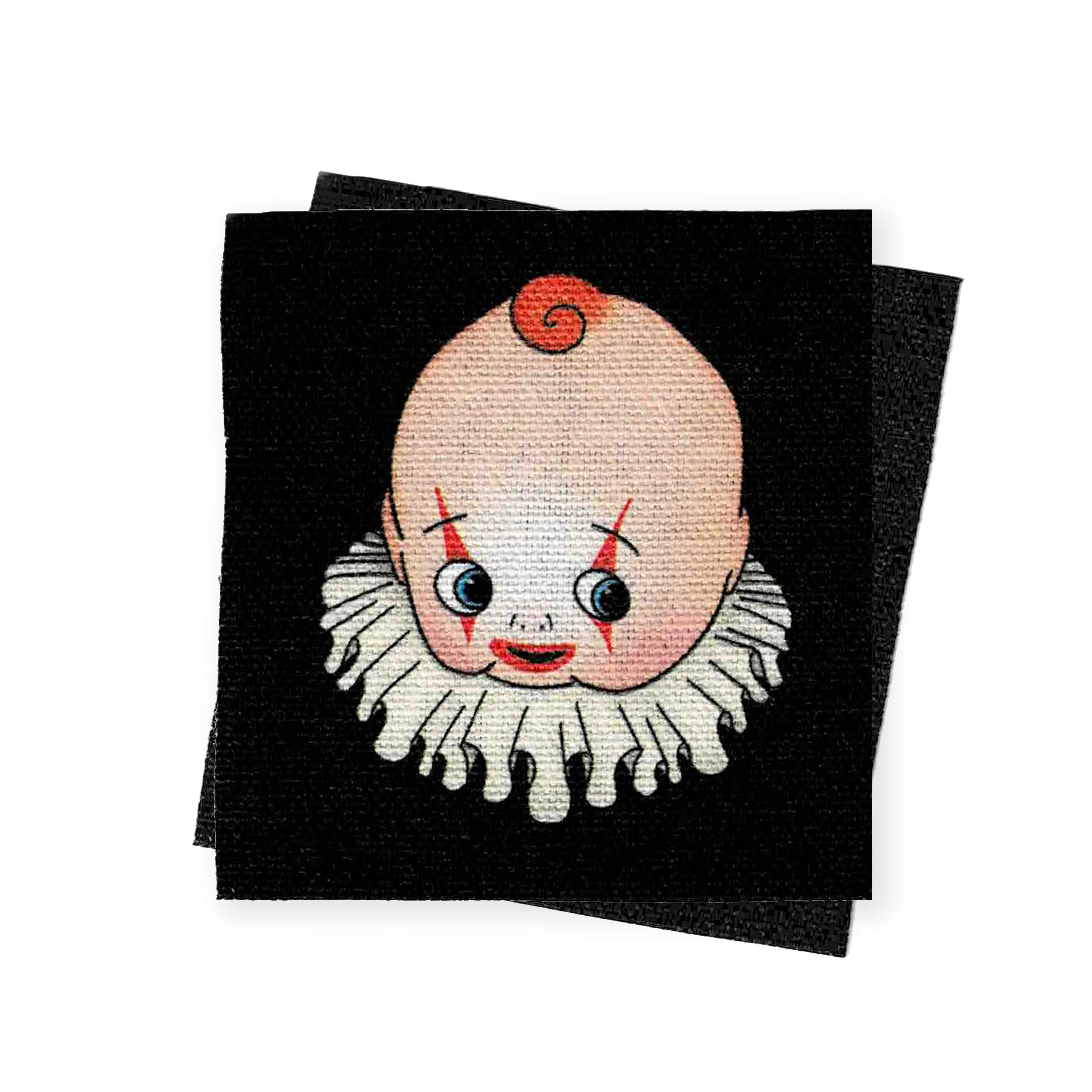 Kewpie Clown Sew-On Patch